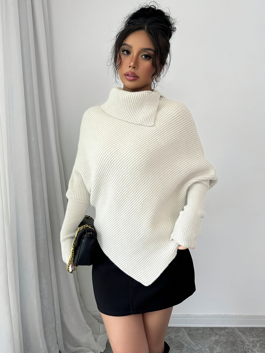 Women'S Elegant Sweater - Chic Pullover Sweater for Fall\u002FWinter