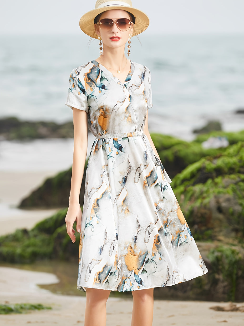 Summer Dress, Mulberry Silky Long Genuine 2025 New High-End Elegant Party Evening Wear for Middle-Aged and Elderly Women